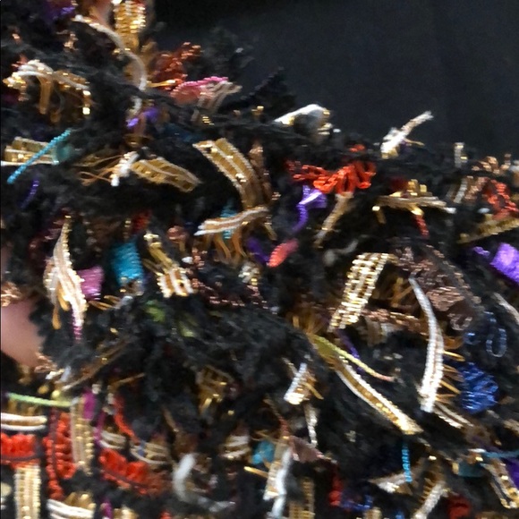 Stunning metallic woven cropped blazer - Picture 4 of 6